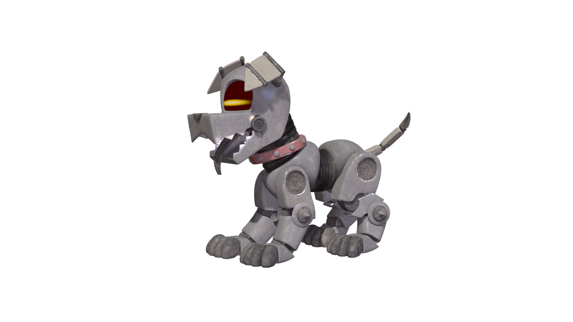 Muttski the Robian Dog Low-poly 3D model_59