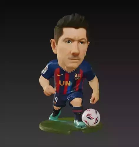 Robert Lewandowski Mini Fut Series 3D print model