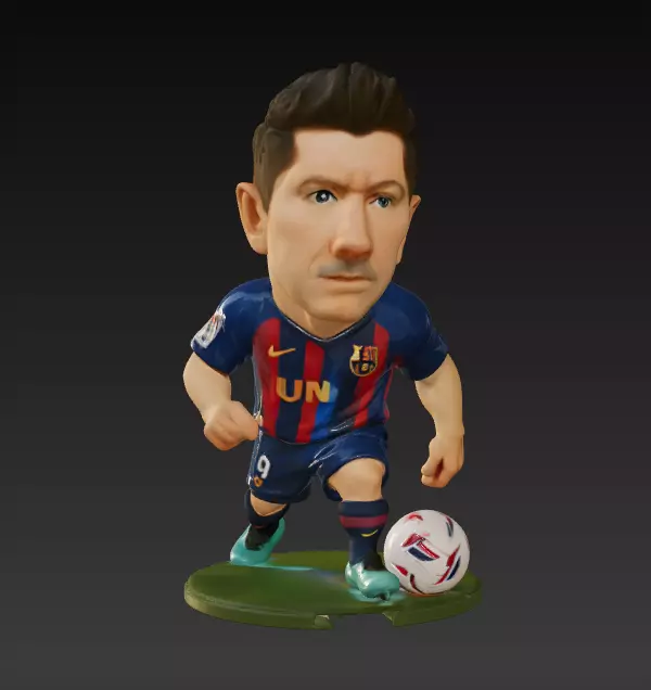 Robert Lewandowski Mini Fut Series 3D print model