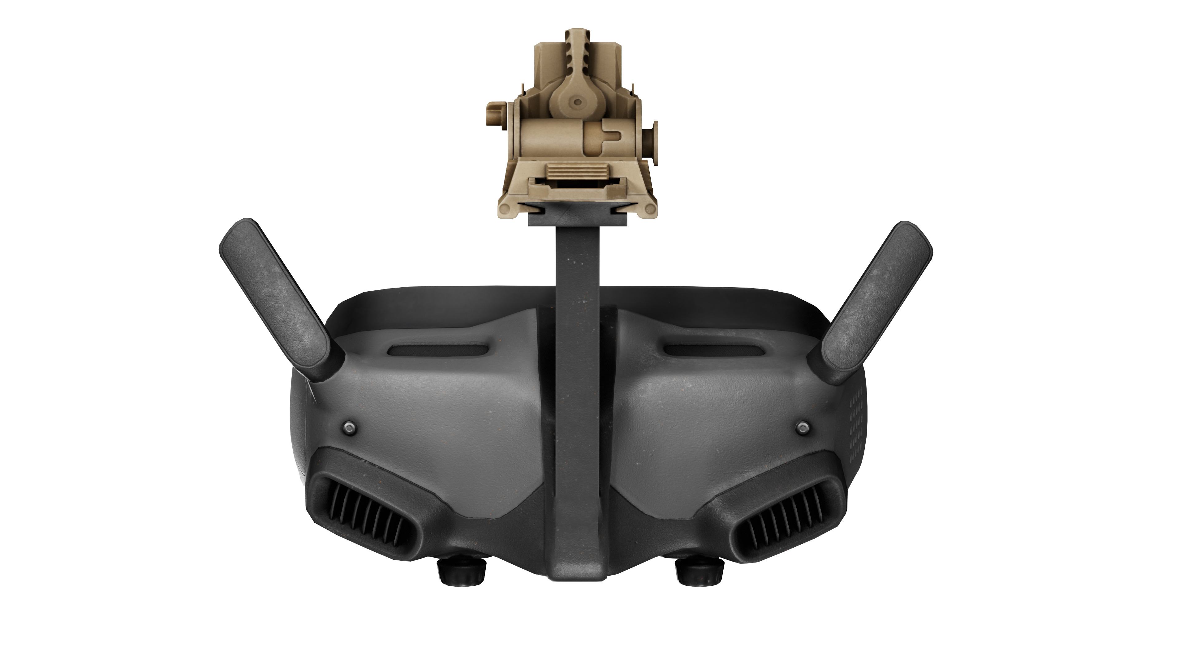 DJI DRONE GOGGLES Low-poly 3D model_8
