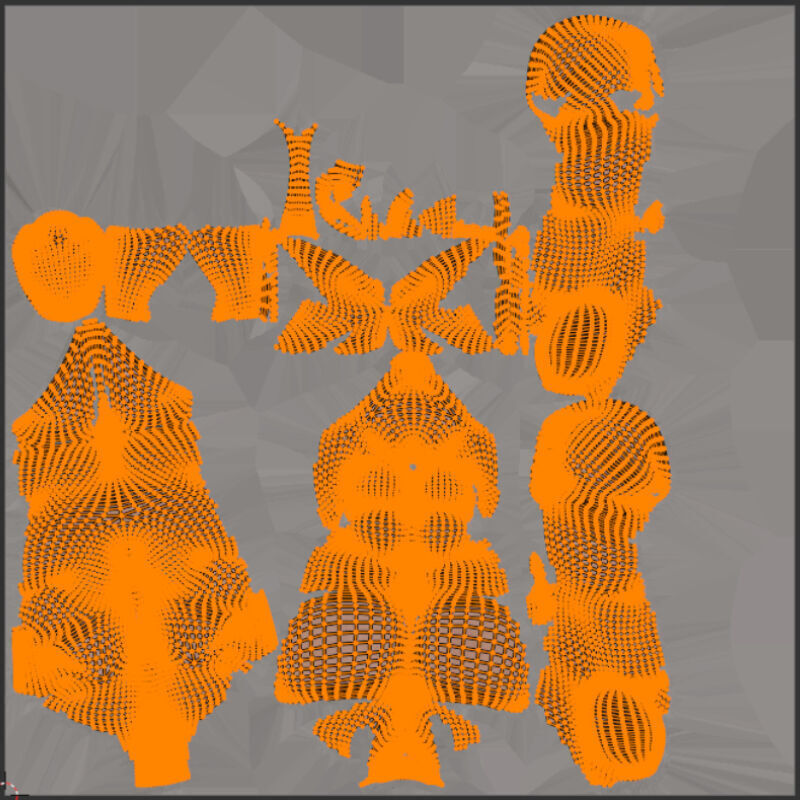 Male Torso Base Mesh Low-poly 3D model_23