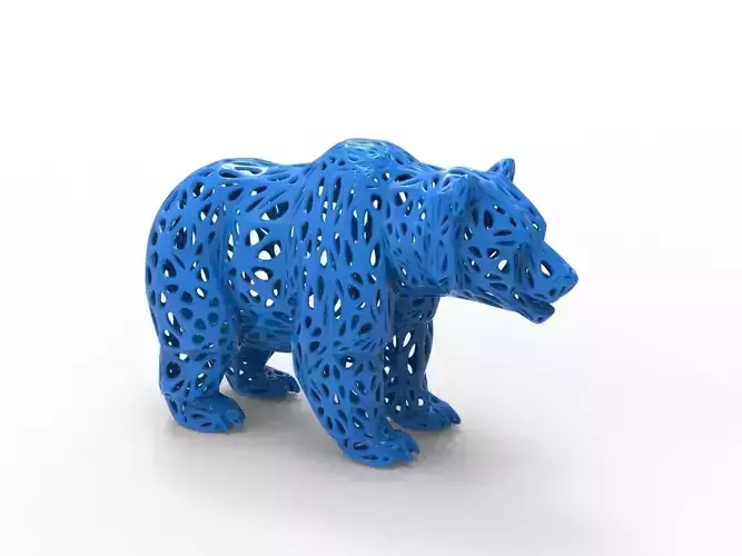 Bear Voronoi Style