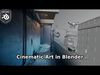 Cinematic Sci Fi Walkway Environment  Blender Scene 3D model_1