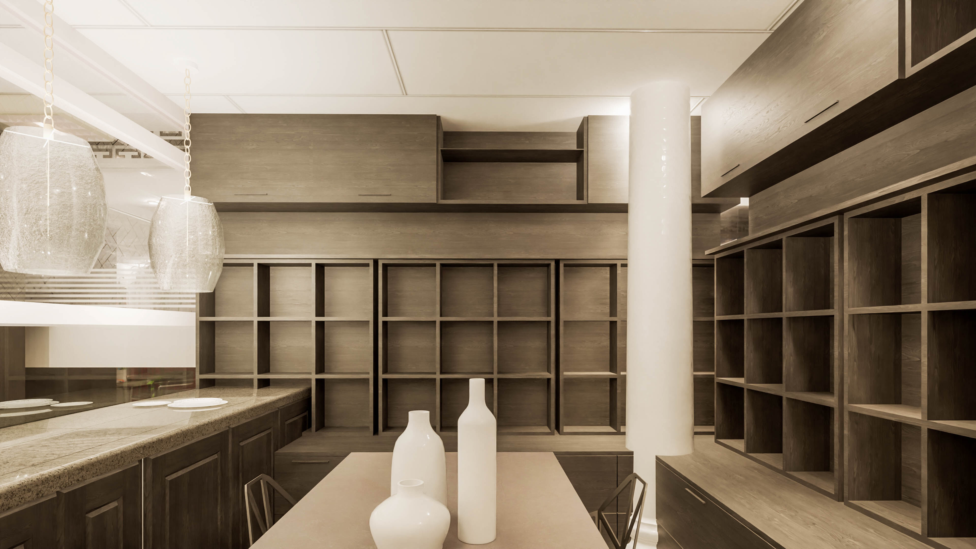 Office Interiors Low-poly 3D model_13