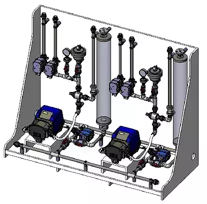 Watson Marlow 730u Peristaltic pump skid