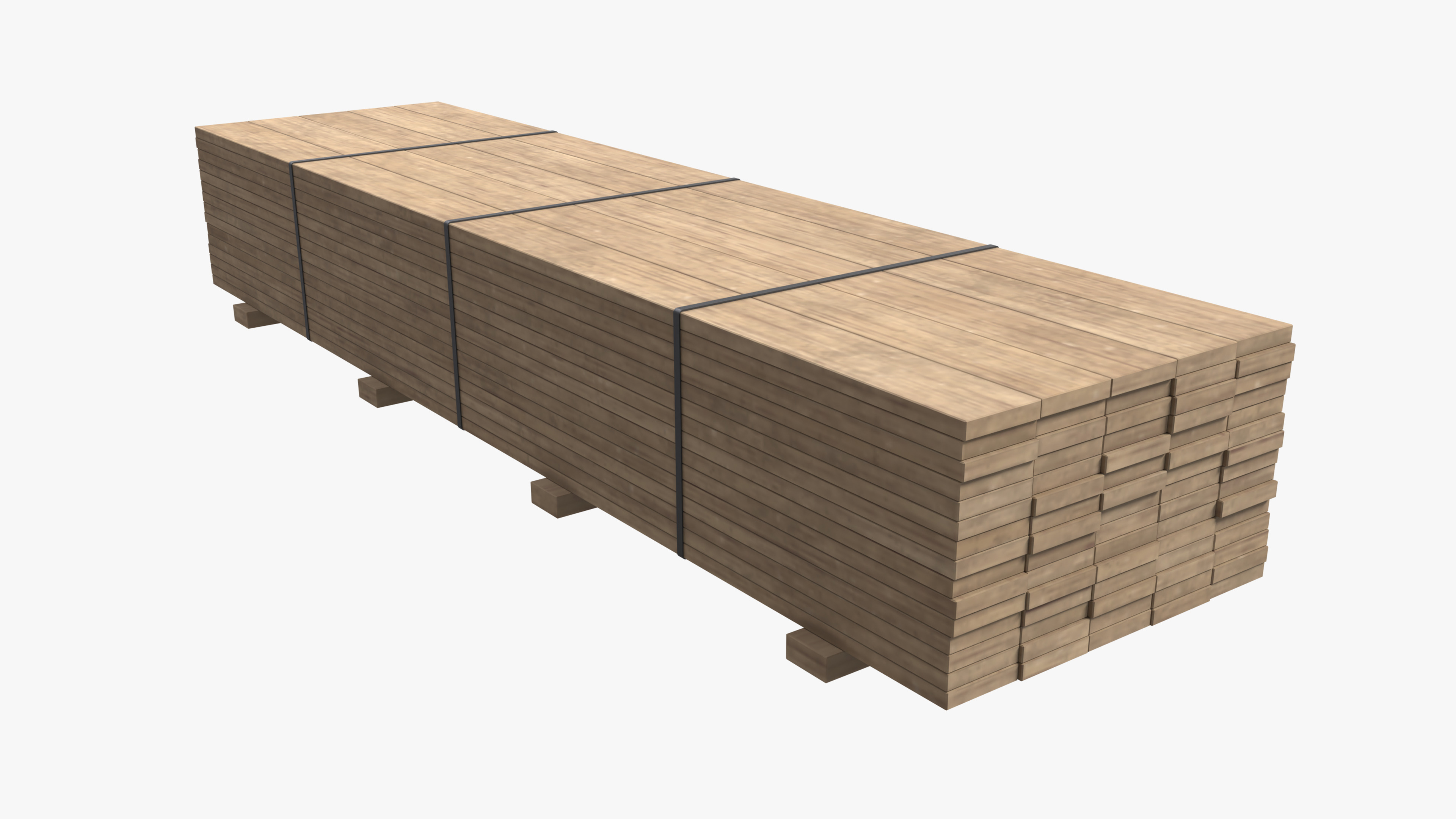 Construction Materials Collection Low-poly 3D model_8