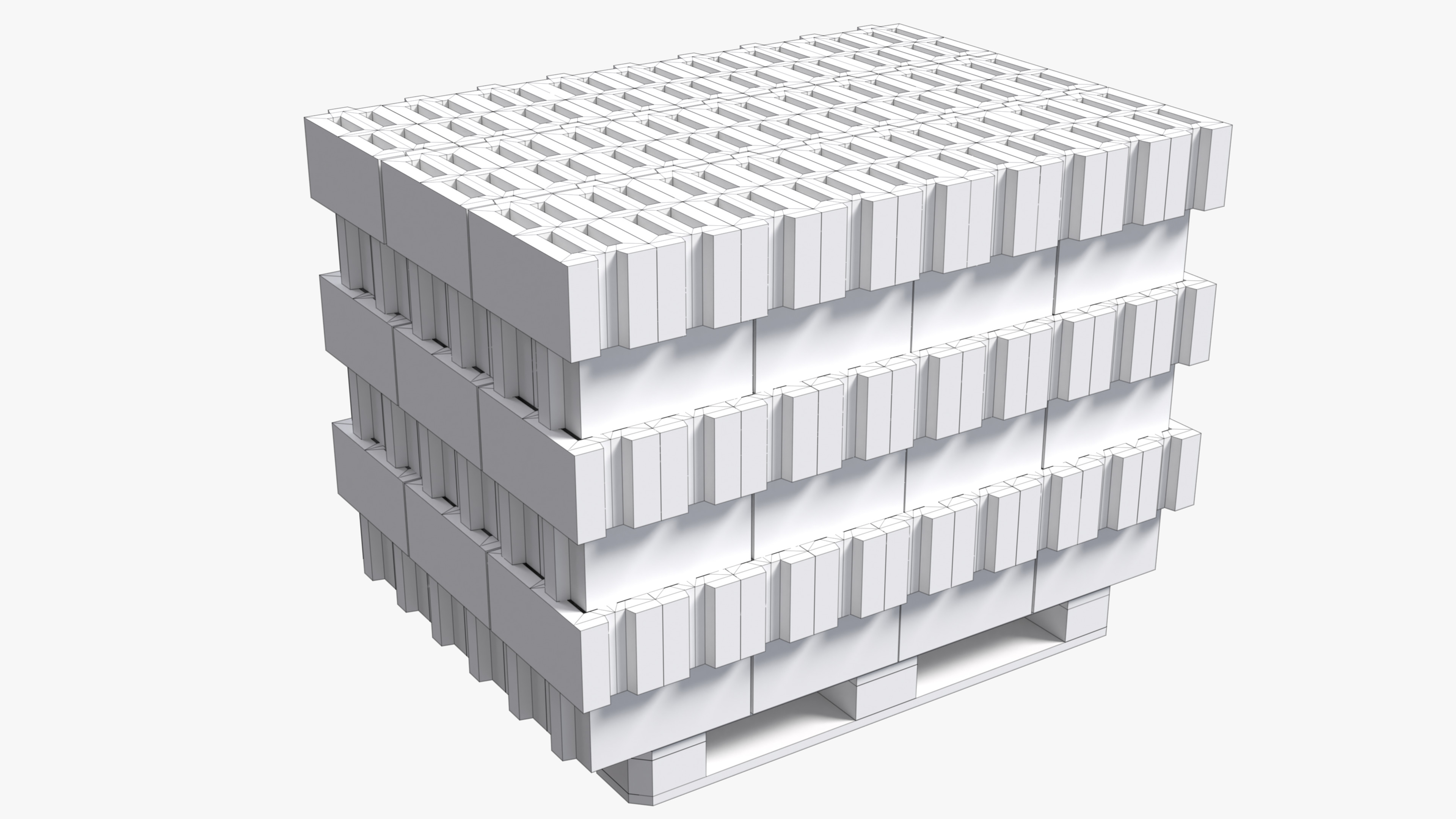 Construction Materials Collection Low-poly 3D model_19