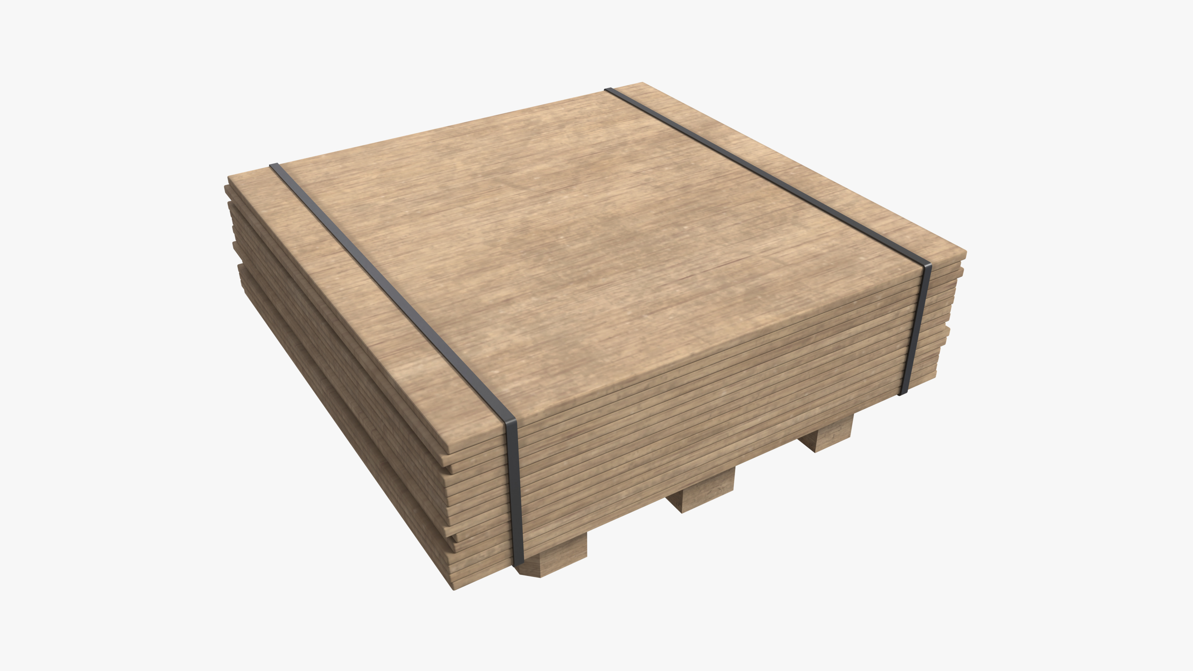 Construction Materials Collection Low-poly 3D model_5