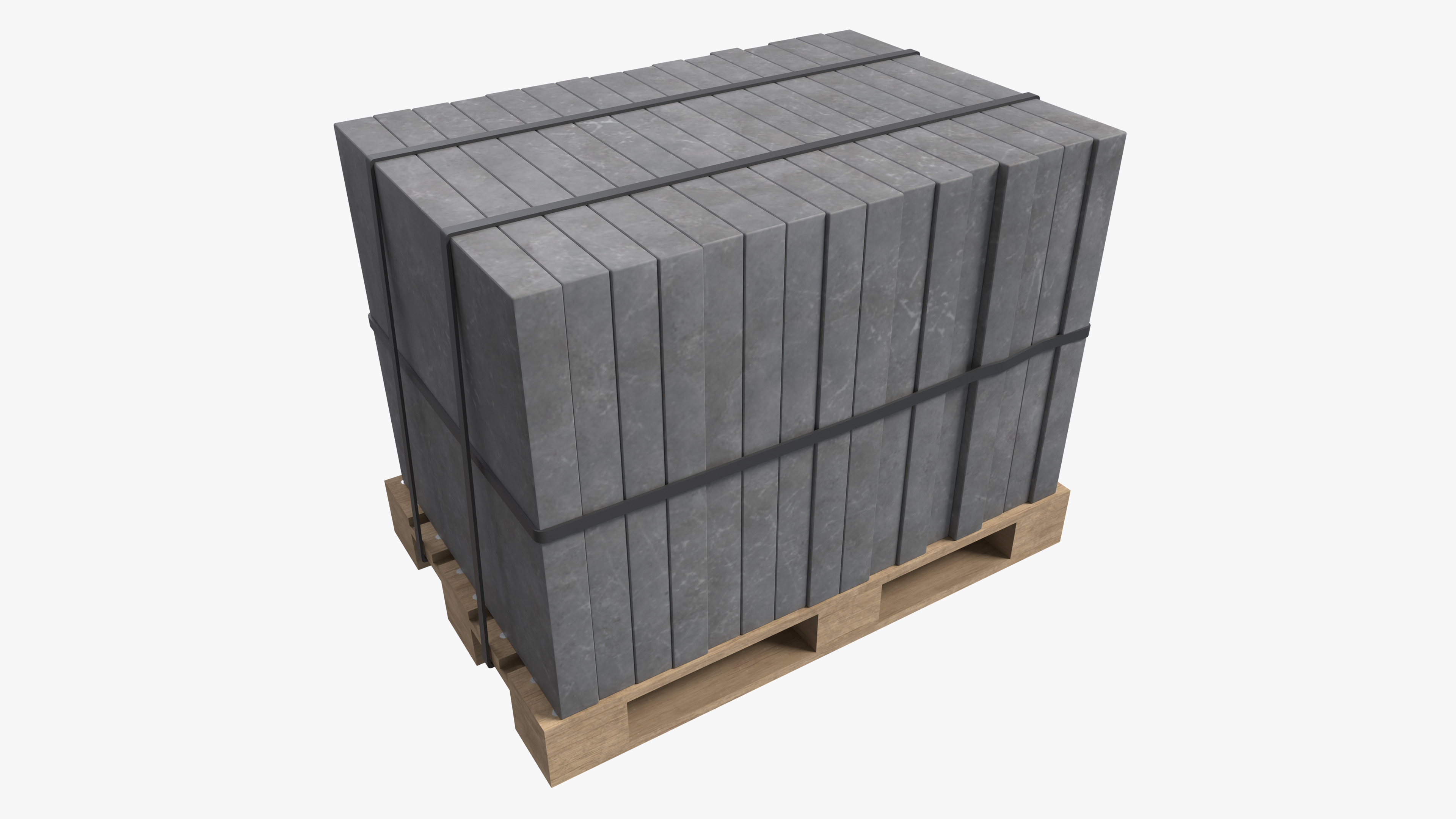 Construction Materials Collection Low-poly 3D model_1