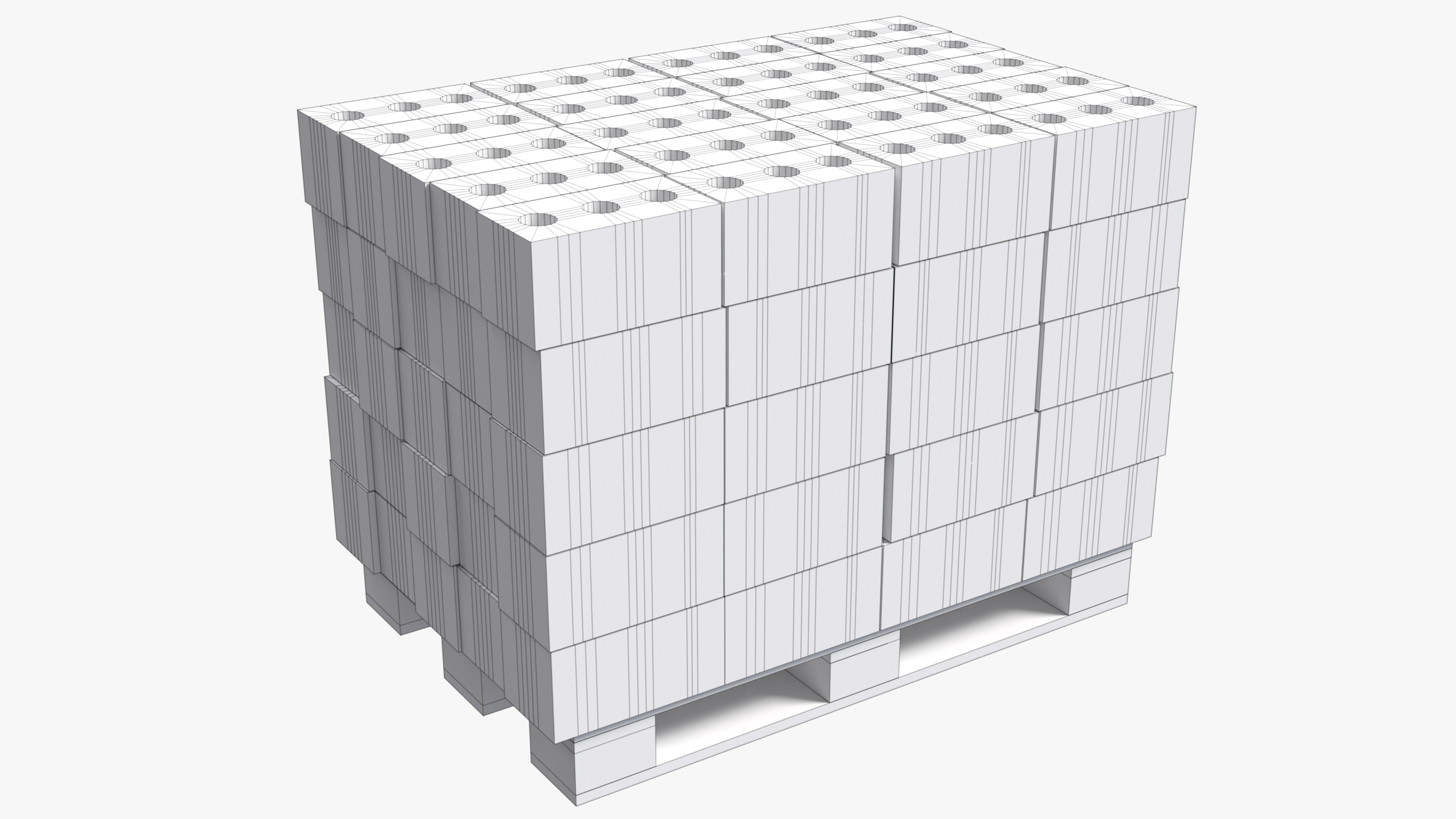 Construction Materials Collection Low-poly 3D model_12