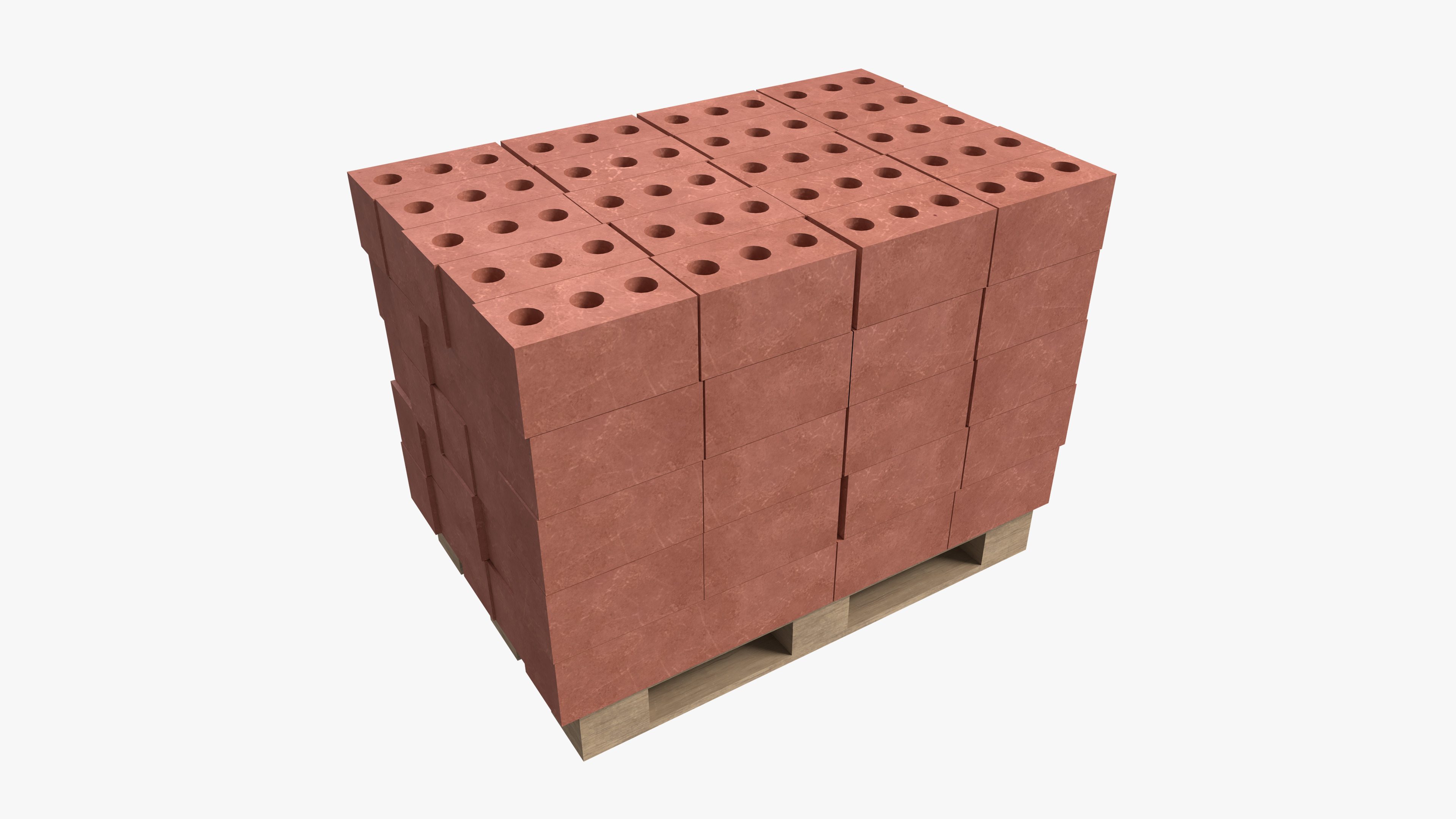 Construction Materials Collection Low-poly 3D model_4