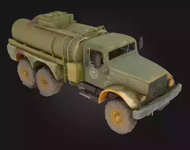 Military Fuel Tanker Model  Tactical Logistics on Wheels