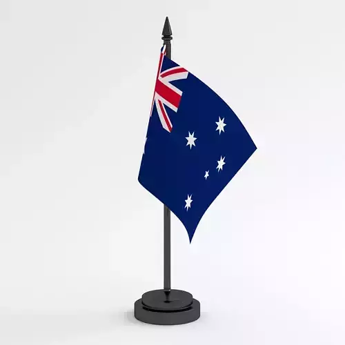 Table Flag Australia 3D model