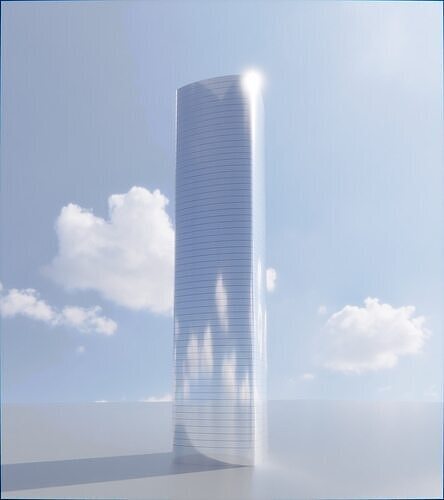 Parametric Building 1d10 3D model 3