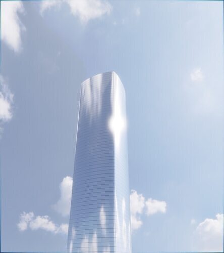 Parametric Building 1d10 3D model 6