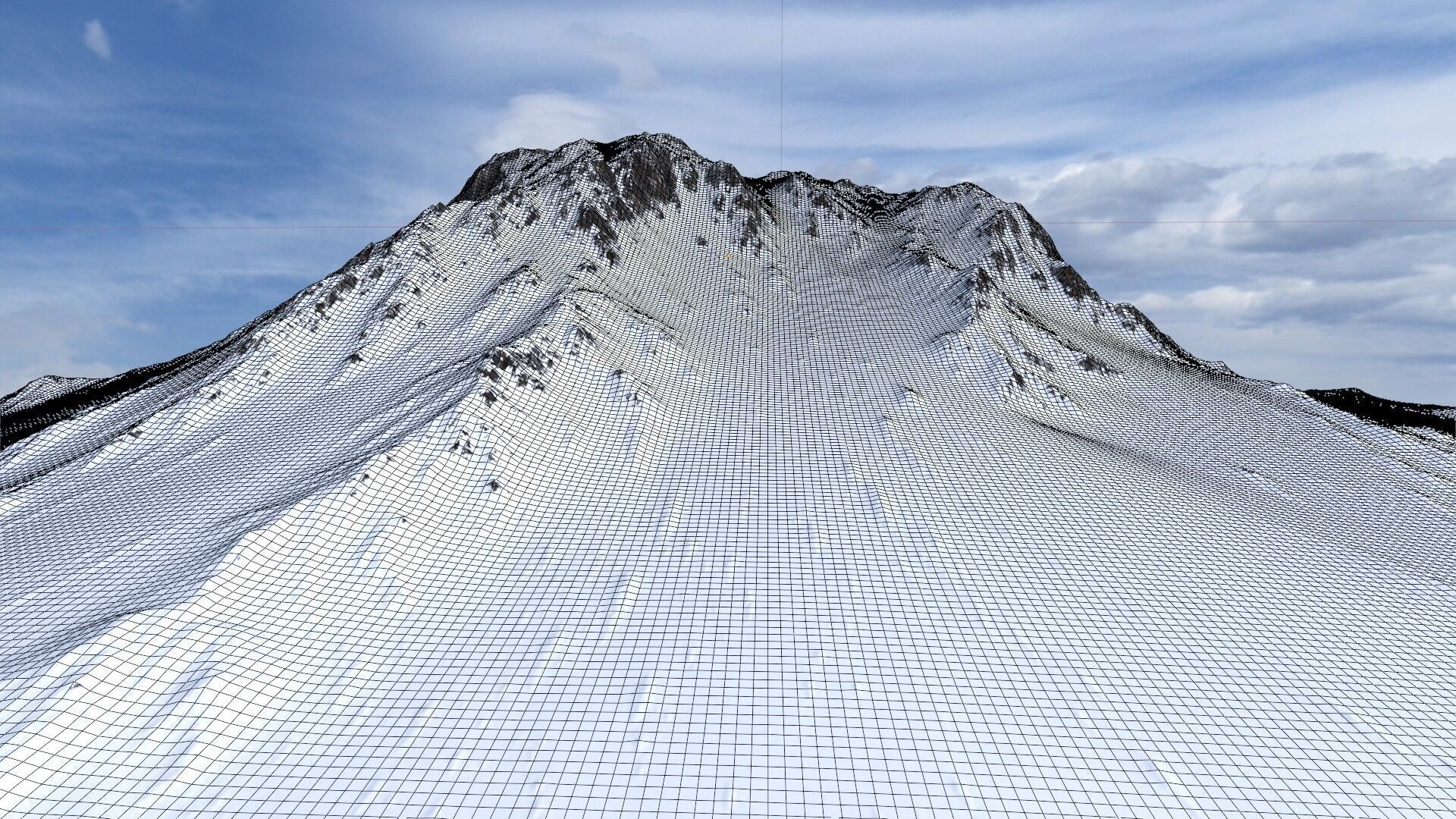 Snow Mountain 15 Low-poly 3D model_12