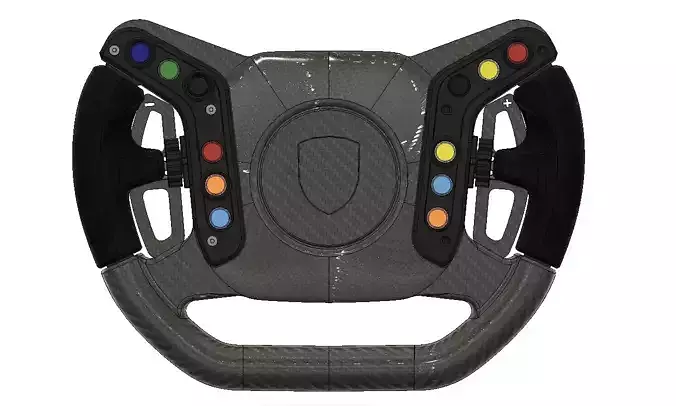 Porsche 911 GT3 Cup Steering Wheel for Sim Racing 3D Print ready
