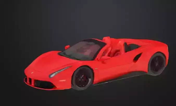ferrari car 3d 