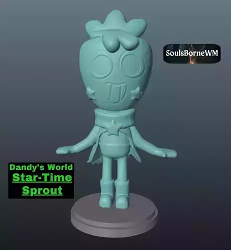 Dandy World Skin Star Time Sprout 3D print model