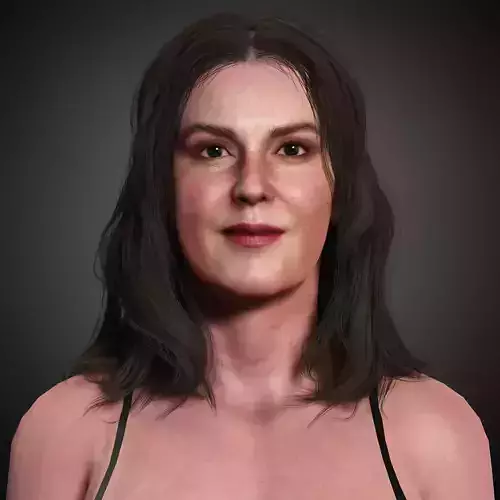 Melanie Lynskey Character  Low-poly 3D model