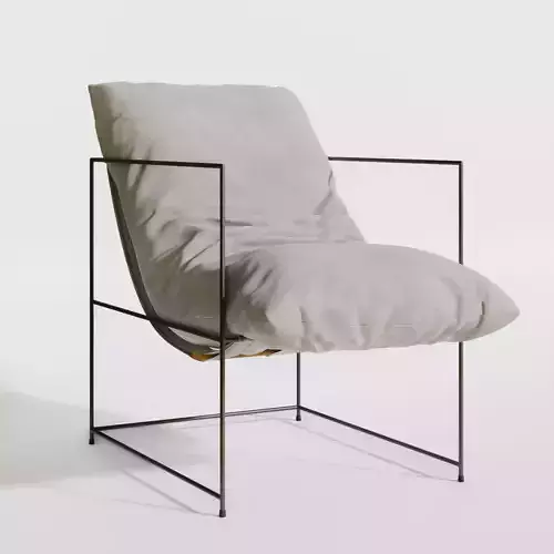 Safavieh Portland Armchair 3D Model