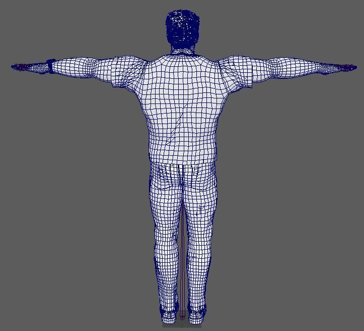 Arnold Schwarzenegger Character Low-poly 3D model_25