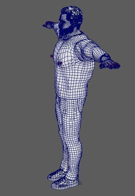 Arnold Schwarzenegger Character Low-poly 3D model_24