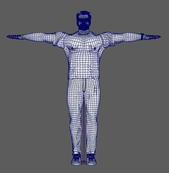 Arnold Schwarzenegger Character Low-poly 3D model_23