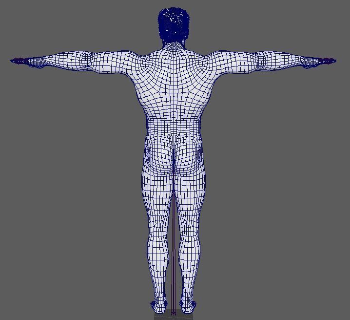 Arnold Schwarzenegger Character Low-poly 3D model_29