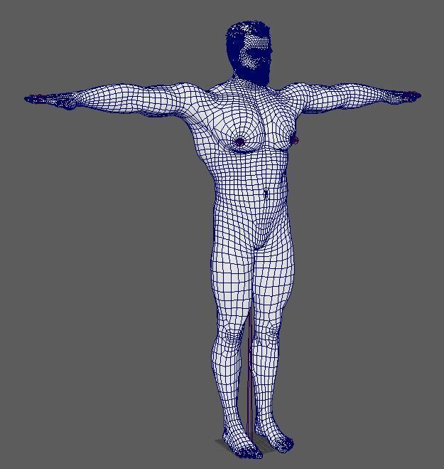 Arnold Schwarzenegger Character Low-poly 3D model_30