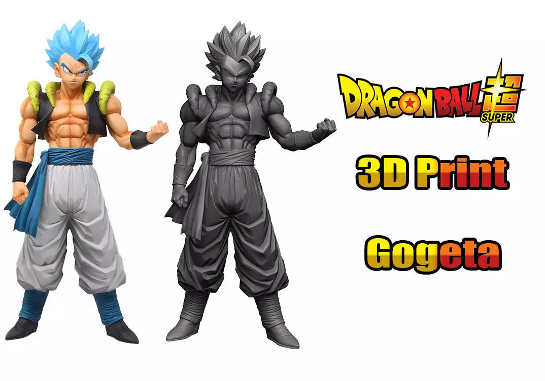 Gogeta Super Saiyan God Super Saiyan 3D print model_0