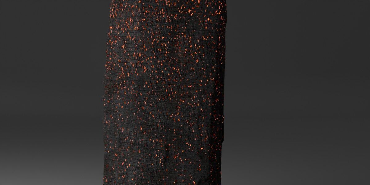 Burnt Firewood Pack Low-poly 3D model_9