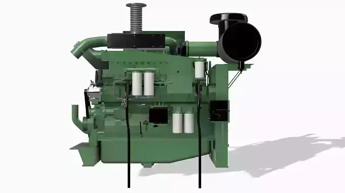 QSK23 Generator cummins diesel engine 3D print model