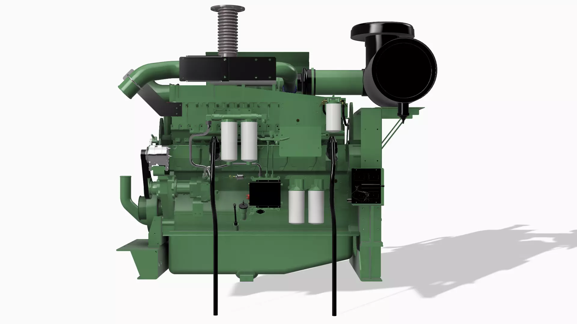 QSK23 Generator cummins diesel engine 3D print model_0