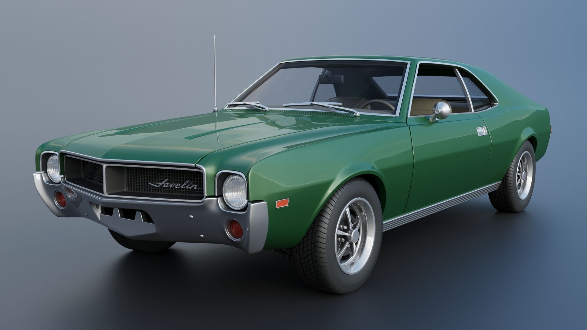 AMC Javelin 1968 3D print model_2