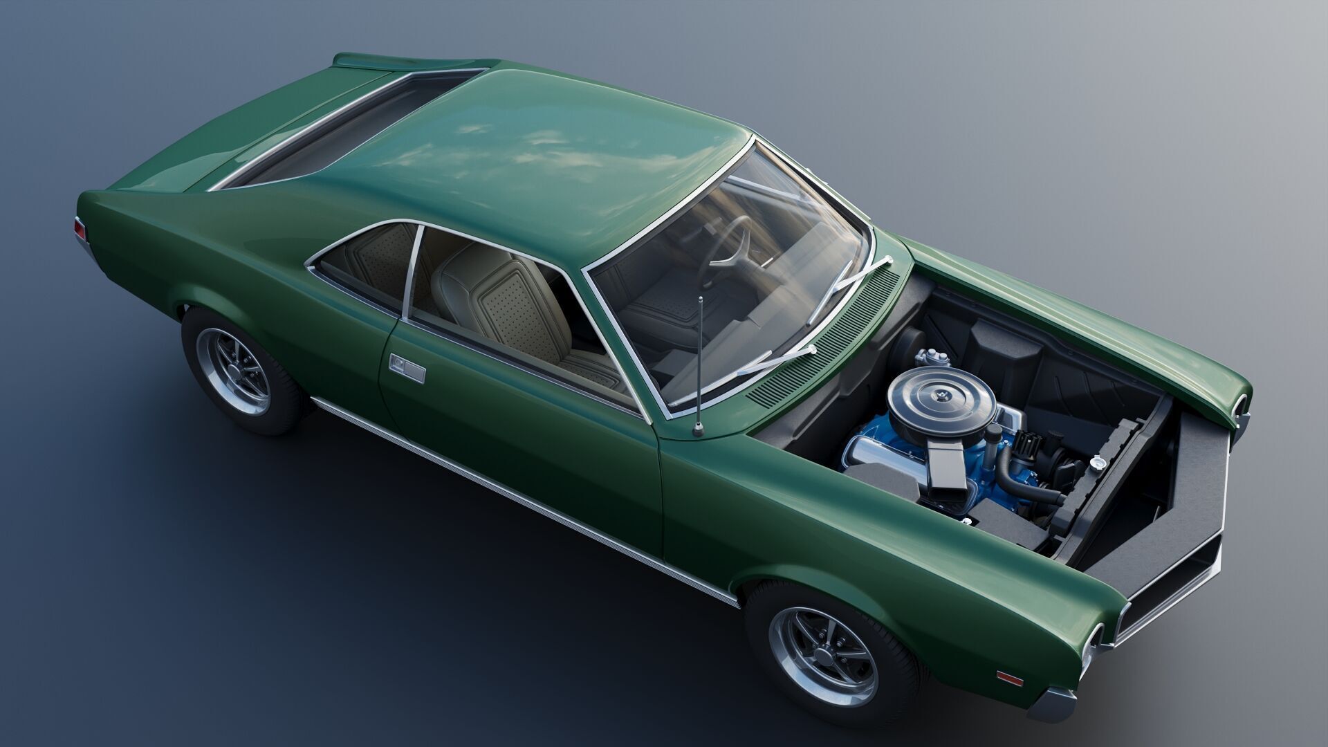 AMC Javelin 1968 3D print model_14
