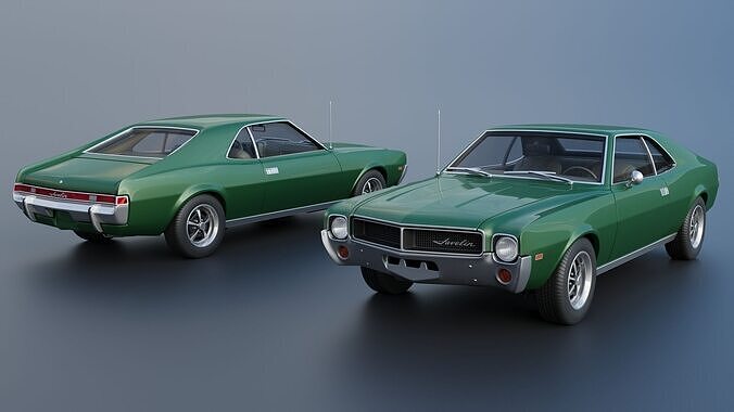 AMC Javelin 1968 3D print model 2