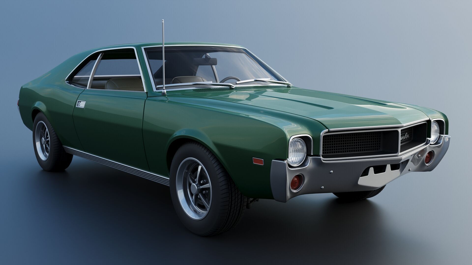 AMC Javelin 1968 3D print model_9