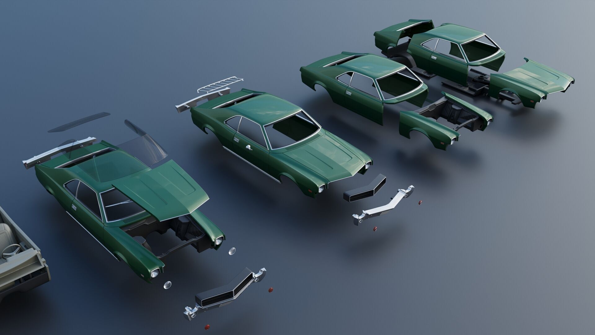 AMC Javelin 1968 3D print model_23