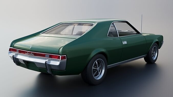 AMC Javelin 1968 3D print model 6