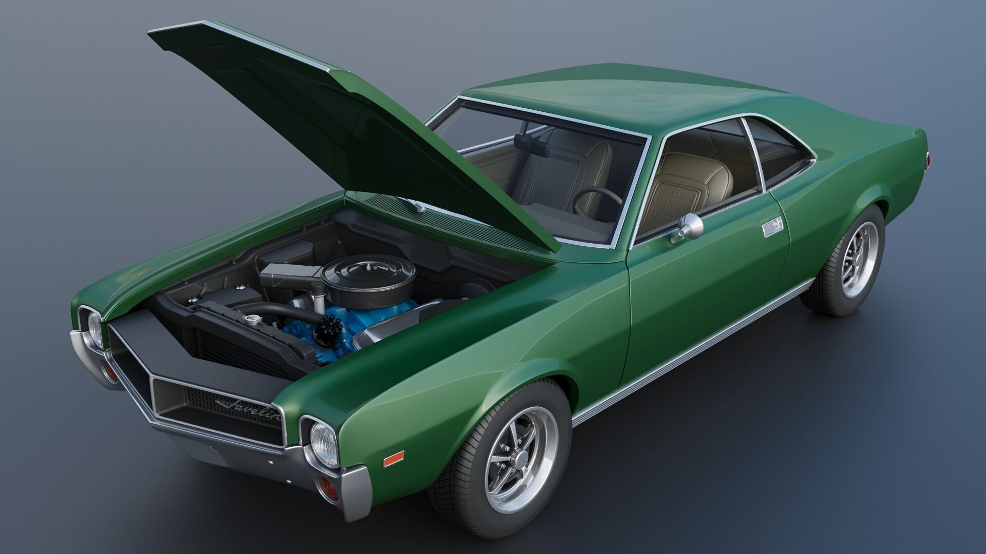 AMC Javelin 1968 3D print model_12