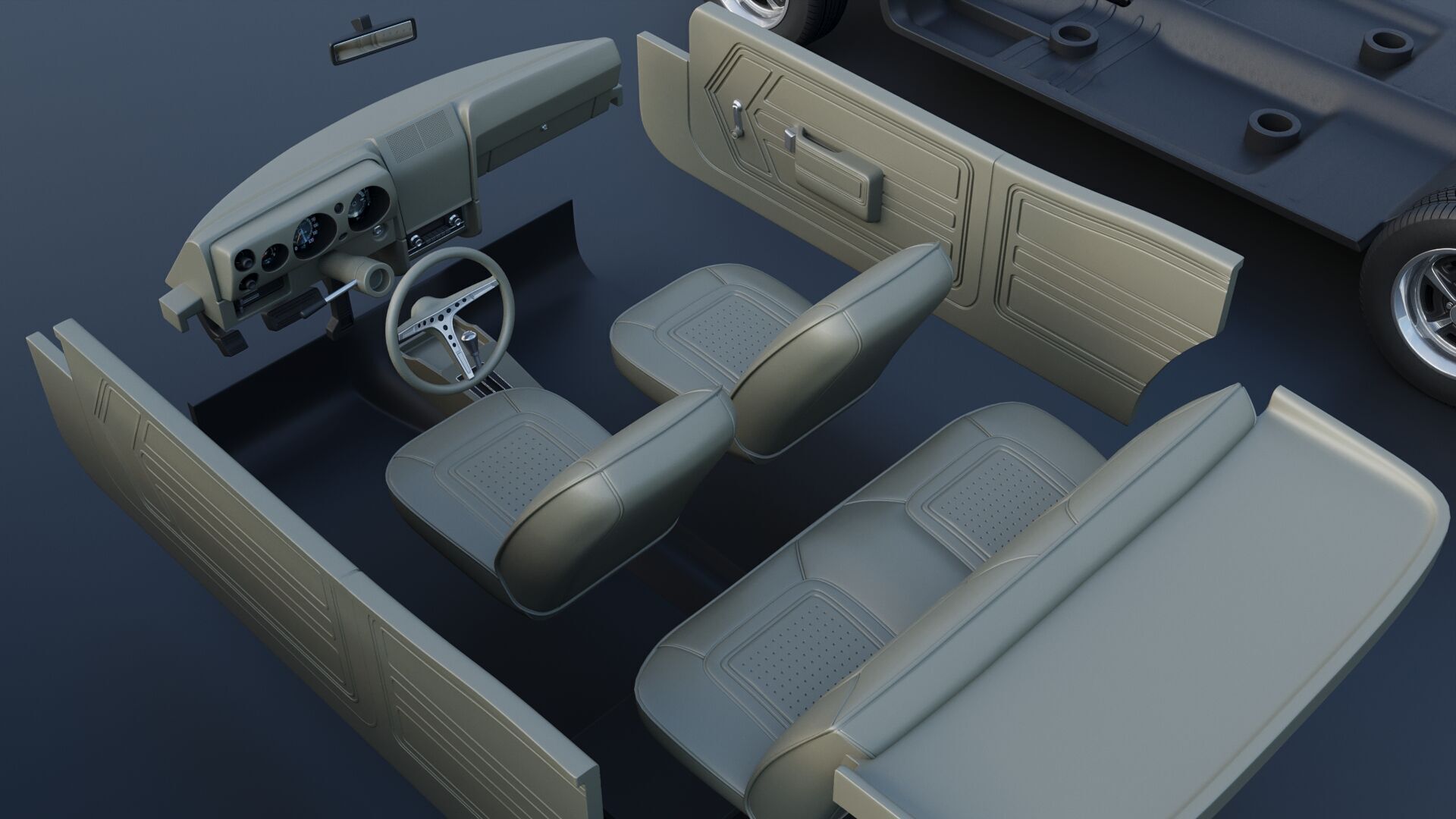 AMC Javelin 1968 3D print model_27