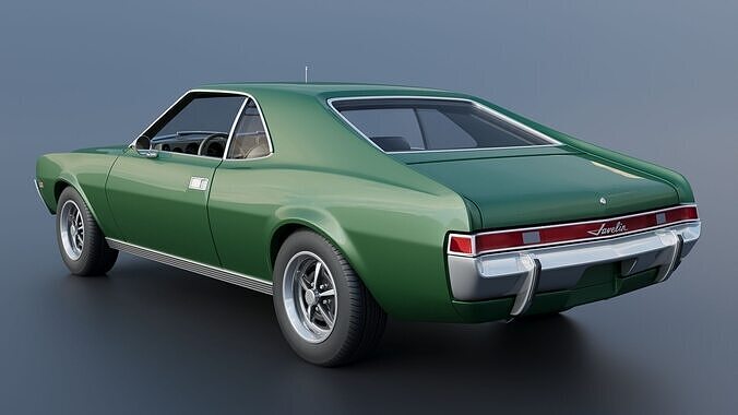 AMC Javelin 1968 3D print model 4
