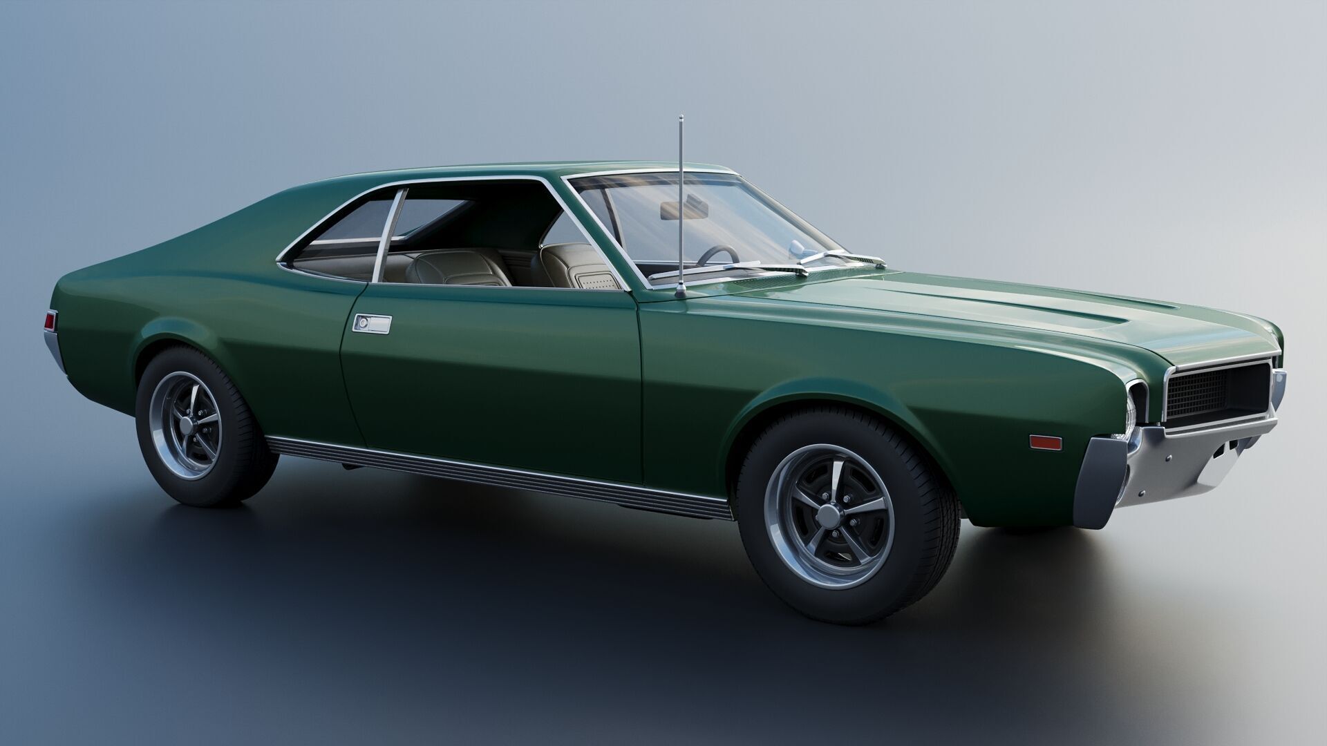 AMC Javelin 1968 3D print model_8