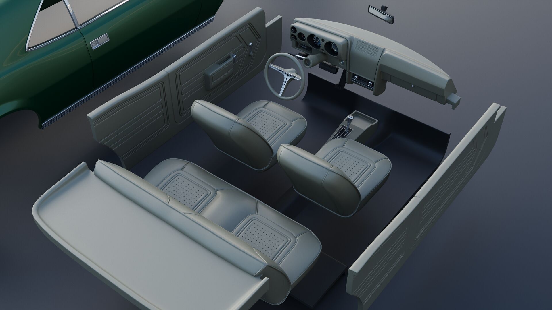 AMC Javelin 1968 3D print model_28