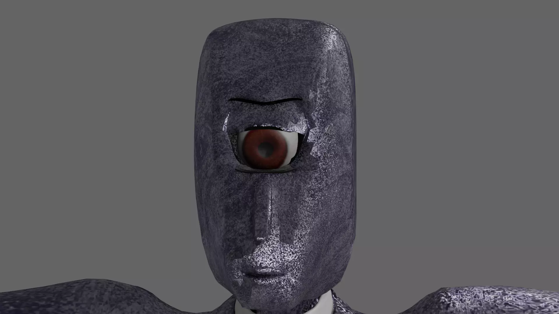Friendly monster taller guy Free low-poly 3D model