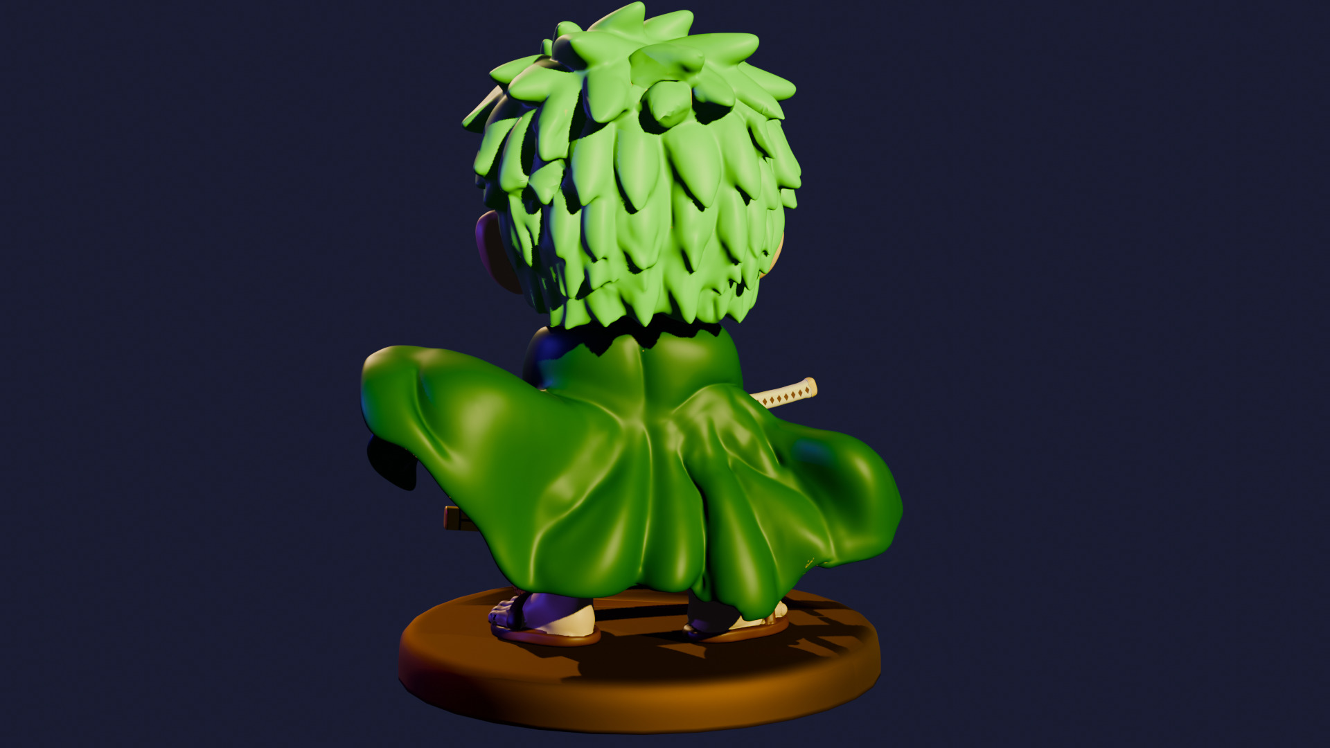 Child Roronoa Zoro 3D print model_5