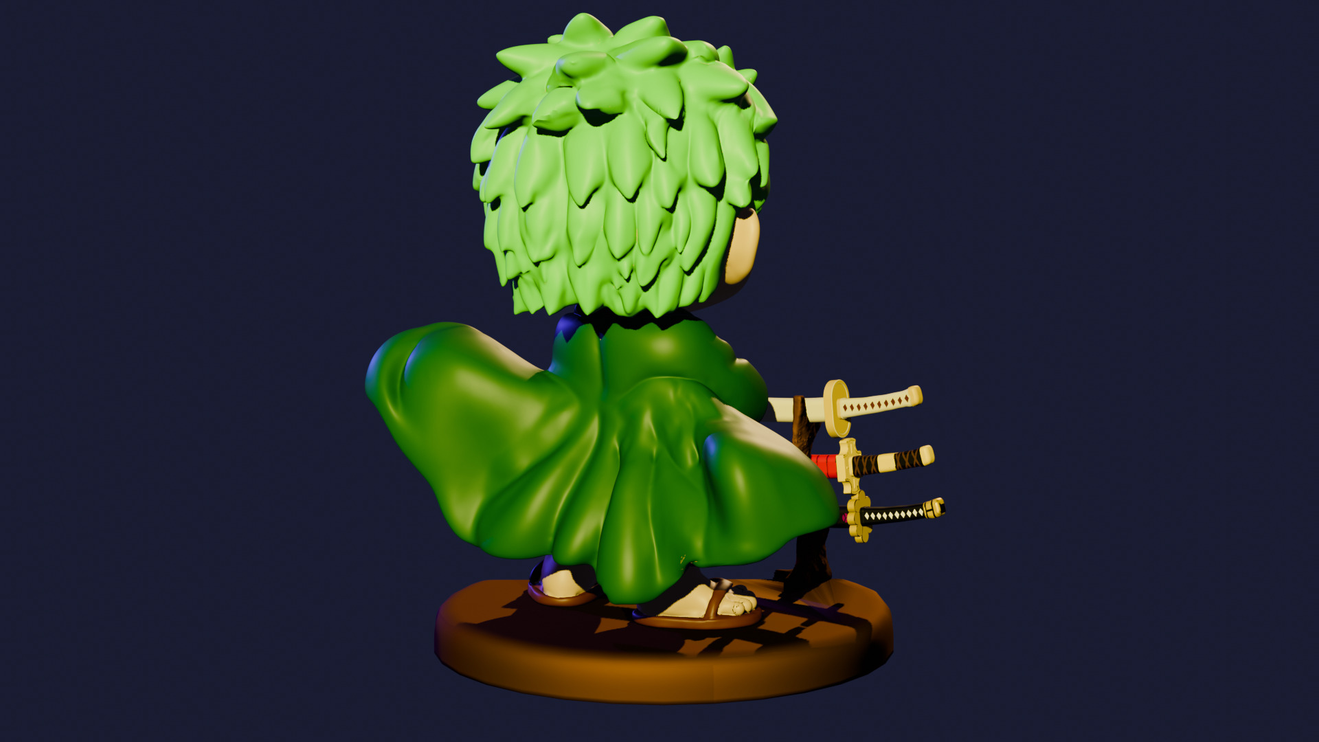 Child Roronoa Zoro 3D print model_7