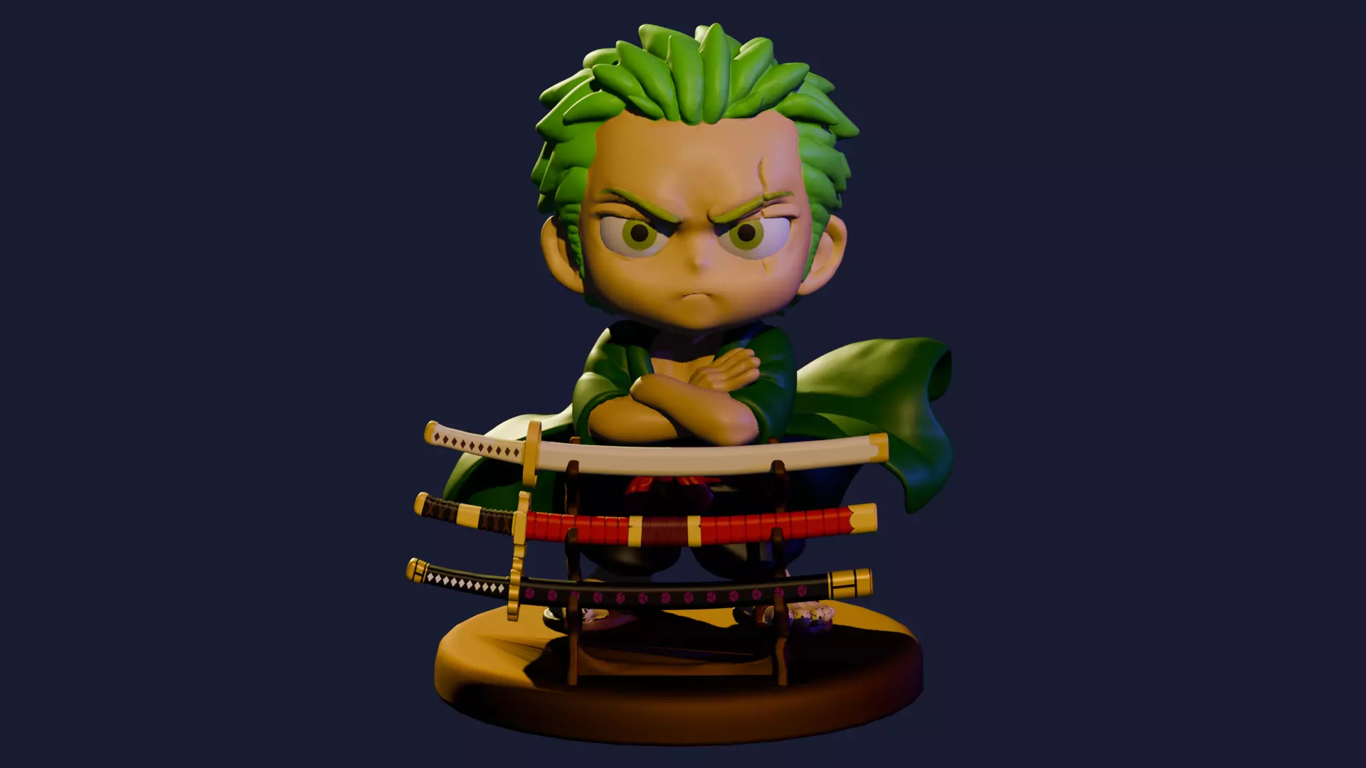 Child Roronoa Zoro 3D print model_0