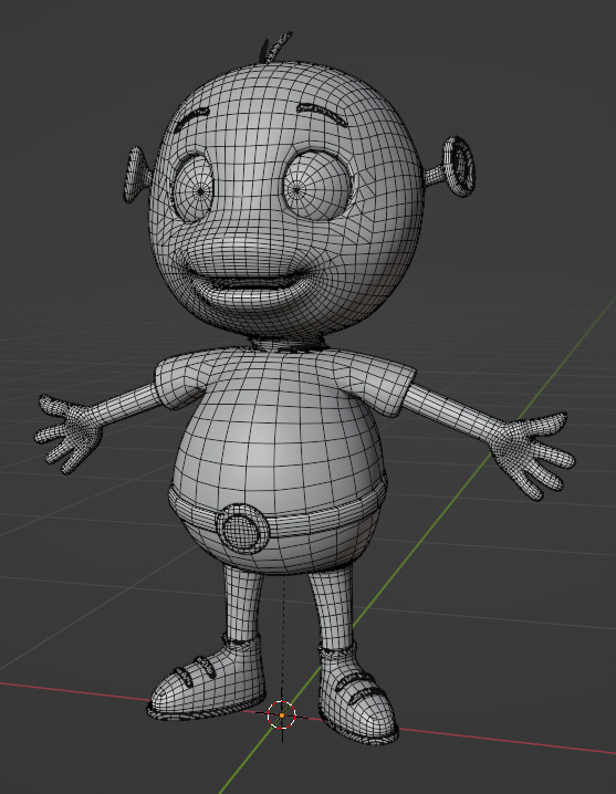 Zog the Friendly Alien 3D model_5